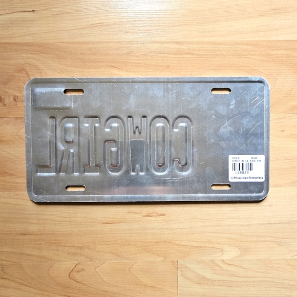 License Plate Decorative…Nevada…”COWGIRL”…LV Centennial - Picture 2 of 2